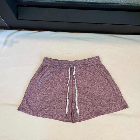 EUC Pacific Trail Cozy Short in Eggplant Heather Size M - Picture 3 of 6